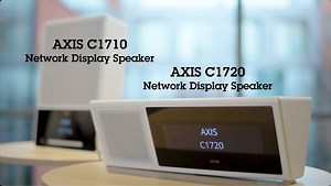 AXIS C17 Network Display Speaker Series | Axis Communications