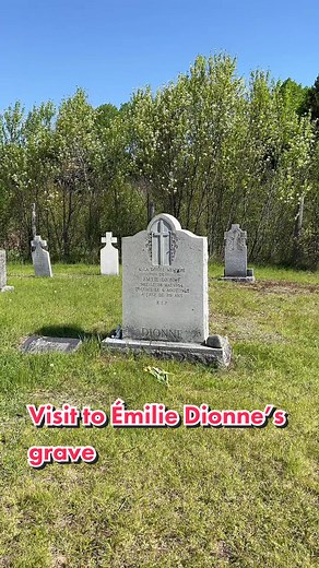 Happy Birthday, Émilie🩷 I’m glad I was able to visit on what should’ve been your 89th birthday. You are missed by so many🌷 #émiliedionne #dionnequintuplets #dionnequints #quintuplets #history #corbeil #ontario #canada
