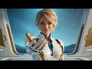 Futuristic Women on an Orbital Space Station | Cinematic Sci-Fi Atmosphere