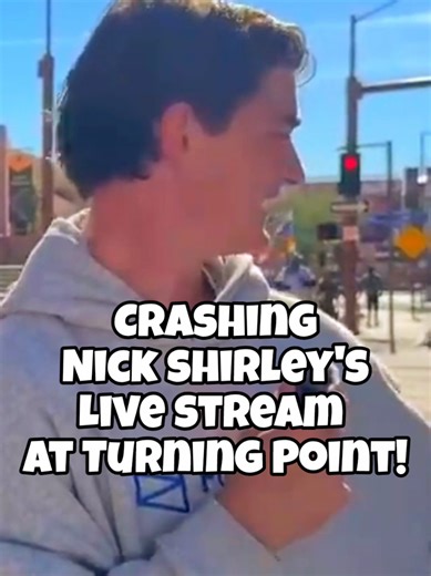 I crashed Nick Shirley's Live Stream! #nickshirley #turningpoint #charliekirk #maga #comedy