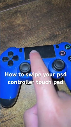 How to swipe your ps4 controller touch pad