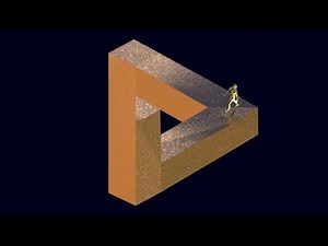 PENROSE TRIANGLE EXPLAINED (OPTICAL ILLUSION, IMPOSSIBLE OBJECT, #3D, #BLENDER)
