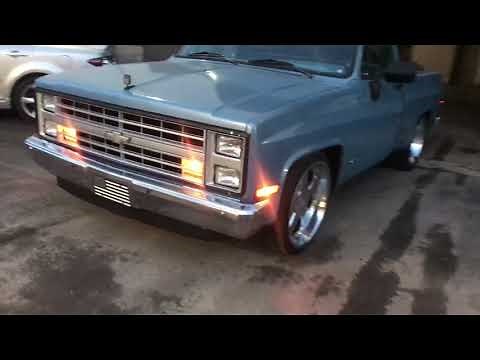 Walk around 1983 chevy c10 lowered usmags wheels