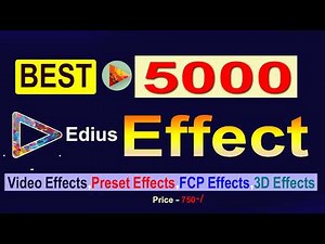 🎬 5000 Edius Effects Download 2025-New Effects In Edius ! 🚀