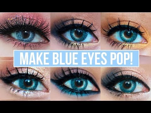 5 Makeup Looks That Make Blue Eyes Pop! | Blue Eyes Makeup Tutorial