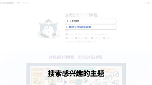 汇聚全球超25万的课程，包含一千多种证书——class central。#科研#证书#网课资源#大学生#百考通ai