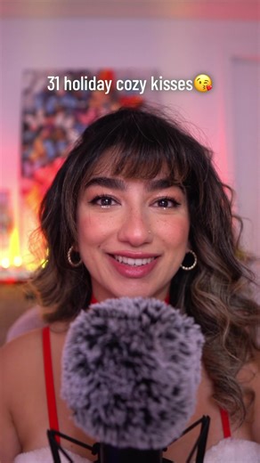 holiday kisses to help you relax 💋 #asmr #leedahasmr #fyp #asmrvideo #asmrkisses #asmrmouthsounds