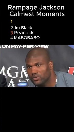 Rampage Jackson's Calmest moments #boxing #mma #ufc #interview