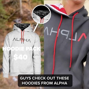 🇺🇸 Introducing New Alpha Hoodie Pack! 💥 Pick 1 Sweatshirt & Trapper Hat OR Beanie 💥 1 Face Shield® 1 Fleece Face Shield® | Alpha Defense CO.