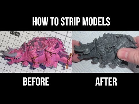 How to Remove Paint From Plastic Models Fast!