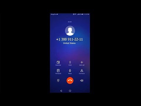 HUAWEI Y9 2018 incoming call