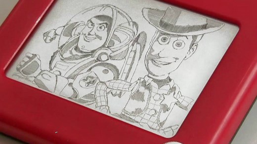 227K views · 553 shares | This is etch-a-sketching... with style! ✏️ | Toy Story | Facebook