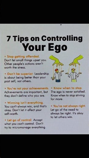 7 Tips on Controlling Your Ego