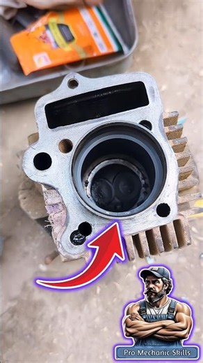 Ultimate Piston Ring Fitment Perfect Liner Seal & Smooth Engine Precision | Satisfying Work #shorts