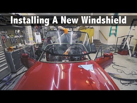Installing A Windshield On My Miata!