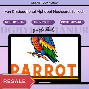 Fun & Educational Alphabet Flashcards for Kids – Learn Letters With Pictures! - Etsy UK