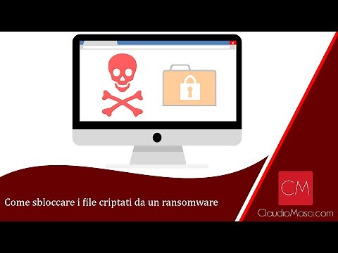 Come sbloccare i file criptati da un ransomware