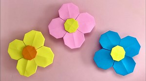 折り紙 簡単 可愛い 花 折り方 Origami Easy Cute Flower Paper Craft DIY 종이접기 꽃 оригами цветок الأوريغامي زهرة – 折り紙チャンネル Origami Paper Craft