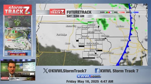 A slow-moving low pressure system keeps us in some strong winds over the next couple of days as cooler air moves in and clouds increase. https://www.kwwl.com/weather/forecast/tracking-another-very-windy-day-cooling-down/article_bcbb99d4-d45d-4f42-86be-3f643268f4e3.html | KWWL