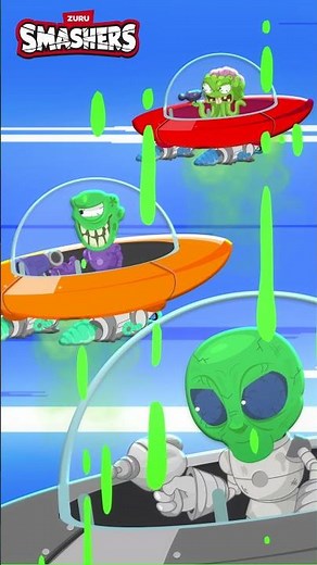 UFO Landing Fails on Dino Island! | Smashers | Dinosaur Cartoons For Kids