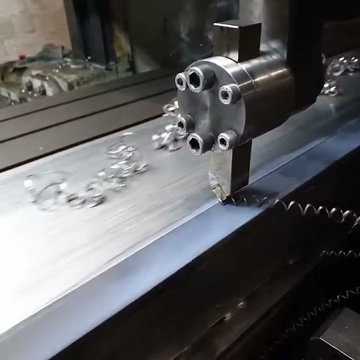 Planer machine in action #machinist#planner#machinetool