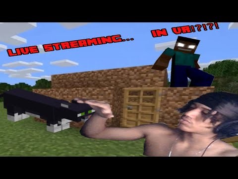 VR.. IN MINECRAFT (TRYING TO BEAT MINECRAFT ADVENTURE)
