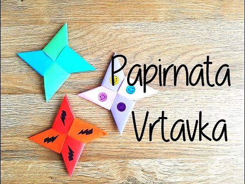 Ustvarjanje iz papirja - PAPIRNATA VRTAVKA - Ustvarjamo skupaj! #ostanidoma