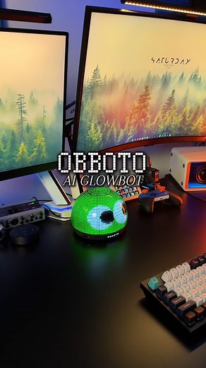 Dean Wethers ™ on Instagram: "🟡 Meet Obboto - the AI Glowbot that feels your vibe ⚡ From motion-reactive lighting to full pixel art customization, this little sphere does it all. Unboxing it was fun… but using it on my desk? Instant mood upgrade. ✨ Features: ✅ 2,900+ RGB LEDs ✅ Gesture detection (no camera!) ✅ Sunrise alarm + bedtime mode ✅ Syncs with music & your emotions ✅ Full mobile app control w/ custom GIFs & widgets 🎨 Tap in, glow up → @obbotostudio 💡 #Obboto #Glowbot #AestheticTech #S
