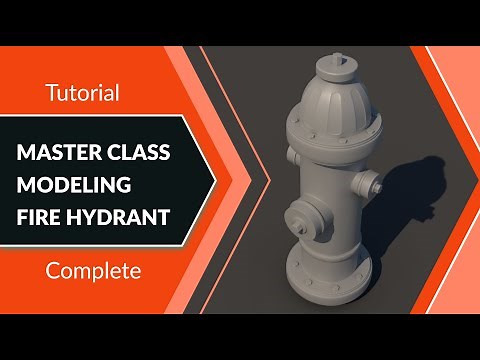 Autodesk Maya - Modeling Fire Hydrant