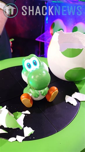 Hatching Yoshi Egg Interactive Toy Demo #yoshi #toys #mario #nintendo #TheSuperMarioGalaxyMovie | Shacknews