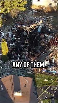 Security Camera Captures INSANE House Explosion on Video #Shorts