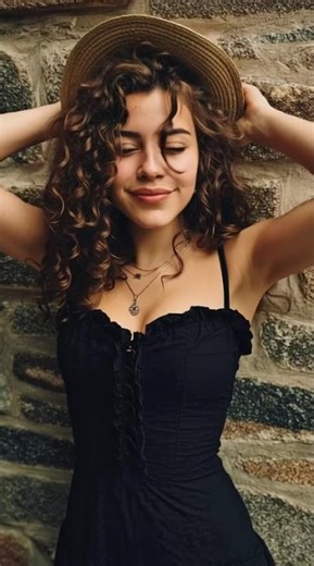 Woman with nice smile. #aishorts #dreamscreenai #fashion