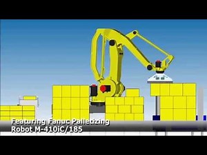 Robot Palletizing and Case Conveying System - JAE Automation