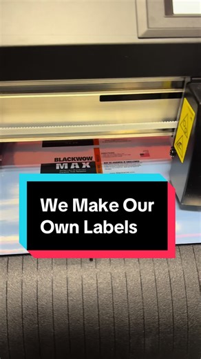 Upgrading our labels has improved the overall look and feel of the products. Love making them in-house. #blackwow #ceramictrim #vipcolor