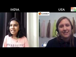 Cambly English Conversation #22 with lovely tutor from USA | Adrija Biswas