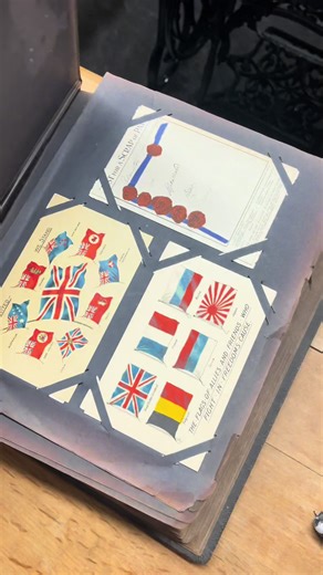 WW1 postcards portfolio I’ve put a good bid on in auction I’ve put a trade estimate if all cards sold on international eBay auction individually at £2000 Amazing collection #ww1 #postcards #collectibles #military #history