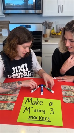 Make a M using 3 markers (idea) 🎬 This video was produced by Network Media and Aloha Ocean | Challenge Accepted