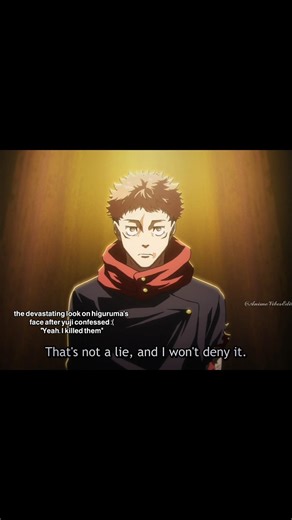 the devastating look on higuruma's face after 💔🎀🥀 | #anime #jujutsukaisen #shorts