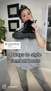 3.9K views · 91 reactions | 4 ways to style combat boots  which one...