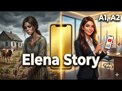 Can You REALLY Learn English in 2025 with A1-A2 Stories? Elena Story