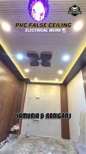 12/10 Bedroom pvc false ceiling or wall panelling complete | Andal Raniganj interior #falseceiling