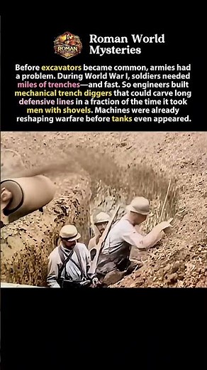 Before Tanks, Trench-Digging Machines Were Reshaping Warfare