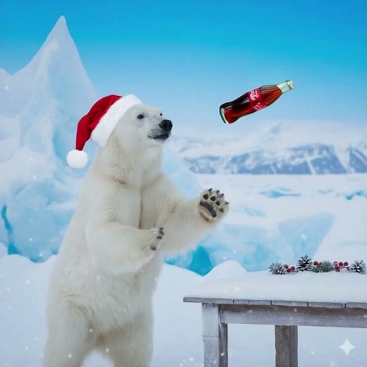 Santa Bear’s Epic Coke Toss Challenge! 🎅🐻💥