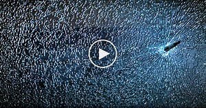 Spark Plug vs Car Window at 800,000 fps