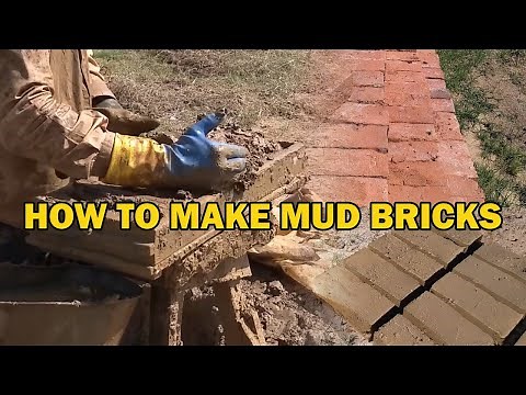 Village Life| Brick Making Without Machine | Traditional Way Handmade Mud Bricks step by step