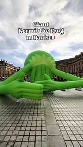 And so the week begins! Alex Da Corte for Art Basel Paris’s 2025 Public Program (@artbasel) now on view at Place Vendôme 🐸 | ArtDrunk