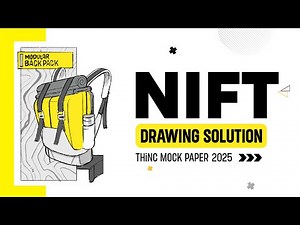 NIFT DRAWING QUESTIONS WITH SOLUTIONS | NIFT B.DES ENTRANCE EXAM PREPARATION #nift #entranceexam
