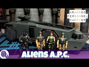 Hiya Toys ALIENS APC Armored Personnel Carrier (green version) Action Figure Review