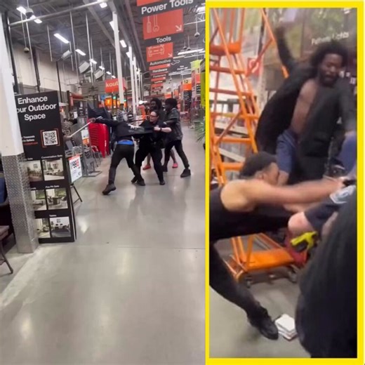 CRAZY: Detroit police woman TAKES ON Home Depot RIOT SOLO! One brave cop vs. THE JUNGLE!A lone female Detroit cop jumps straight into a wild Home Depot brawl on Meyers and Seven Mile. Grown men swinging pipes and tools like animals. She takes hits, holds the line by herself until backup arrives, and gets the job done. That’s real courage. This is exactly why law-abiding folks are fed up with blue-run cities turning into war zones. Respect to this officer, you stood tall! America still has warrio