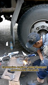 572K views · 7K reactions | Customize engine rubber bumper and booster bracket. #mechanic #mechanicsteve #oldmechanic #oldshcool #DIY #trucks | Mechanic Steve | Facebook